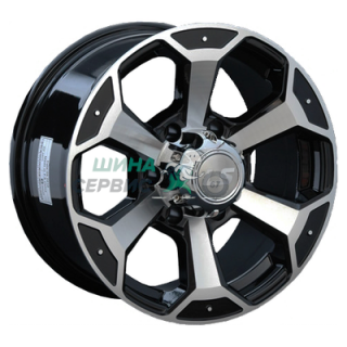 LS 7,5x18/6x139,7 ET36 D100,1 187 BKF (конус, Колпак+лого)