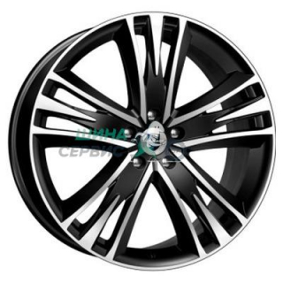 K&K 8,5x20/5x120 ET45 D64,1 Атлас (КС661) Алмаз черный