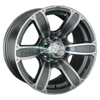 LS 8x17/6x139,7 ET10 D107,1 766 GMF (конус, Колпак+лого)