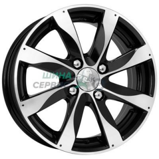 5,5x14/4x100 ET43 D60,1 Джемини-оригинал (КС480) Алмаз черный