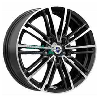 K&K 7x17/5x110 ET48,5 D63,35 Эрфурт (КС898) Алмаз черный
