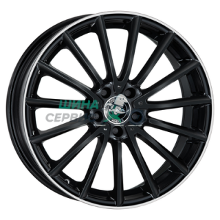 MAK 7,5x17/5x112 ET36 D66,6 Komet Gloss Black Mirror Ring