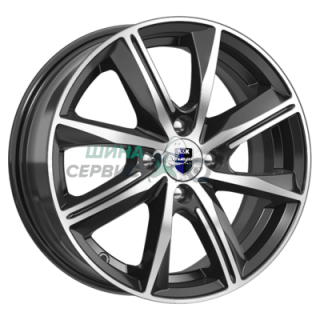 K&K 7x16/5x114,3 ET45 D66,1 Арнар (КС904) Алмаз черный