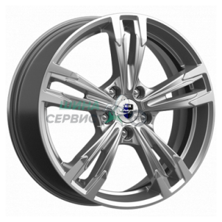 K&K 7x18/5x114,3 ET38 D67,1 Karrera Light (КС935) Дарк платинум брайт