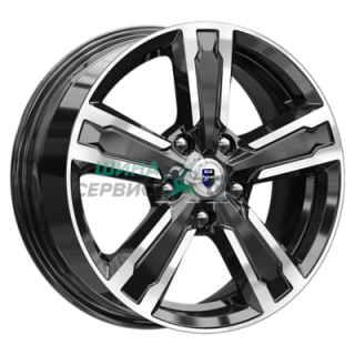 K&K 6,5x16/5x114,3 ET50 D66,1 Оклахома (КС998) Алмаз черный