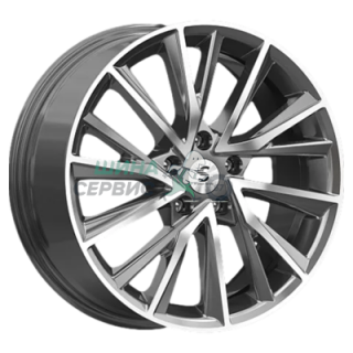 Premium Series 7,5x18/5x112 ET40 D57,1 КР010 (Kodiaq) Diamond Gloss Graphite