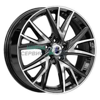K&K 6,5x18/5x108 ET50 D63,35 Кайлас (КС1054) Алмаз черный