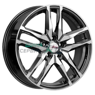 iFree 6,5x18/5x114,3 ET47 D66,1 Бомбей (КС1075) Блэк Джек